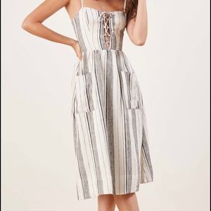 REFORMATION Linen Dress